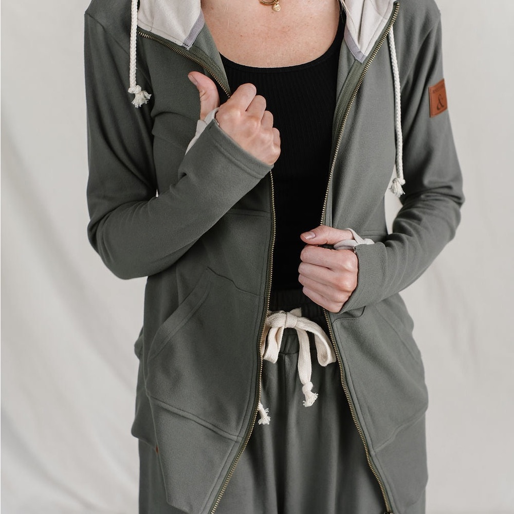 Ampersand Avenue Performance Fleece Fullzip Sweatshirt | Wanderlust